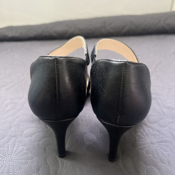 LifeStride HEIRLOOM MEGA Strappy Comfort Sandals Heels SZ 9.5 Wide NIB Career - Picture 5 of 11